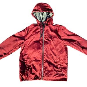 Tommy Hilfiger Red Hooded Jacket
